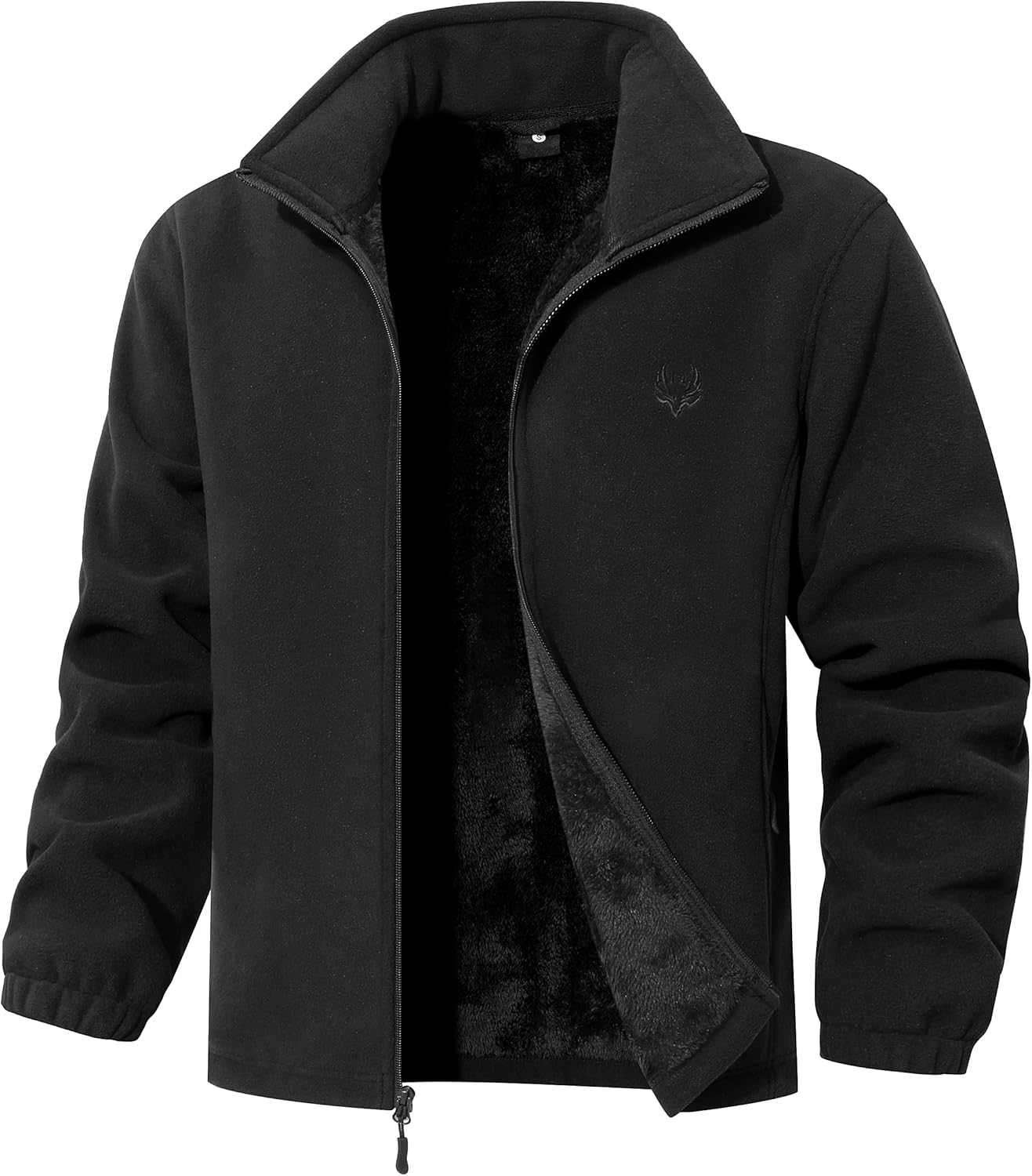 Outdoor Coat Full-Zip Heavy Fleece Jacket